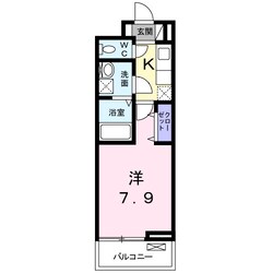 瓢箪山駅 徒歩6分 2階の物件間取画像
